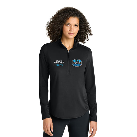 BIG SUR MARATHON FINISHER OGIO REGAIN 1/4-ZIP - CUSTOM EMBROIDERY WITH YOUR TIME