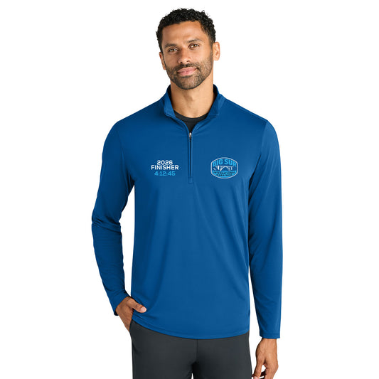 BIG SUR MARATHON FINISHER OGIO REGAIN 1/4-ZIP - CUSTOM EMBROIDERY WITH YOUR TIME