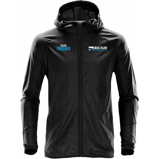 BSIM Men's DWR Zip Hooded Shell -Black- 2026 Finisher