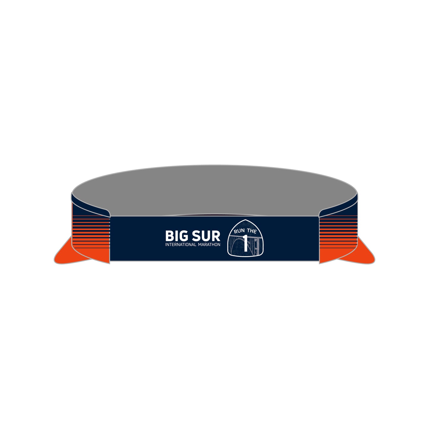 BSIM Tech Visor - Orange/Black- Skyline