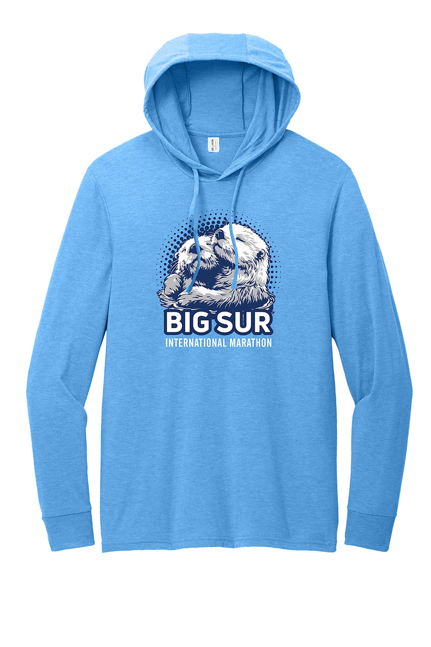 BSIM Adult LS Triblend Sun Hoody -Azure- Otter