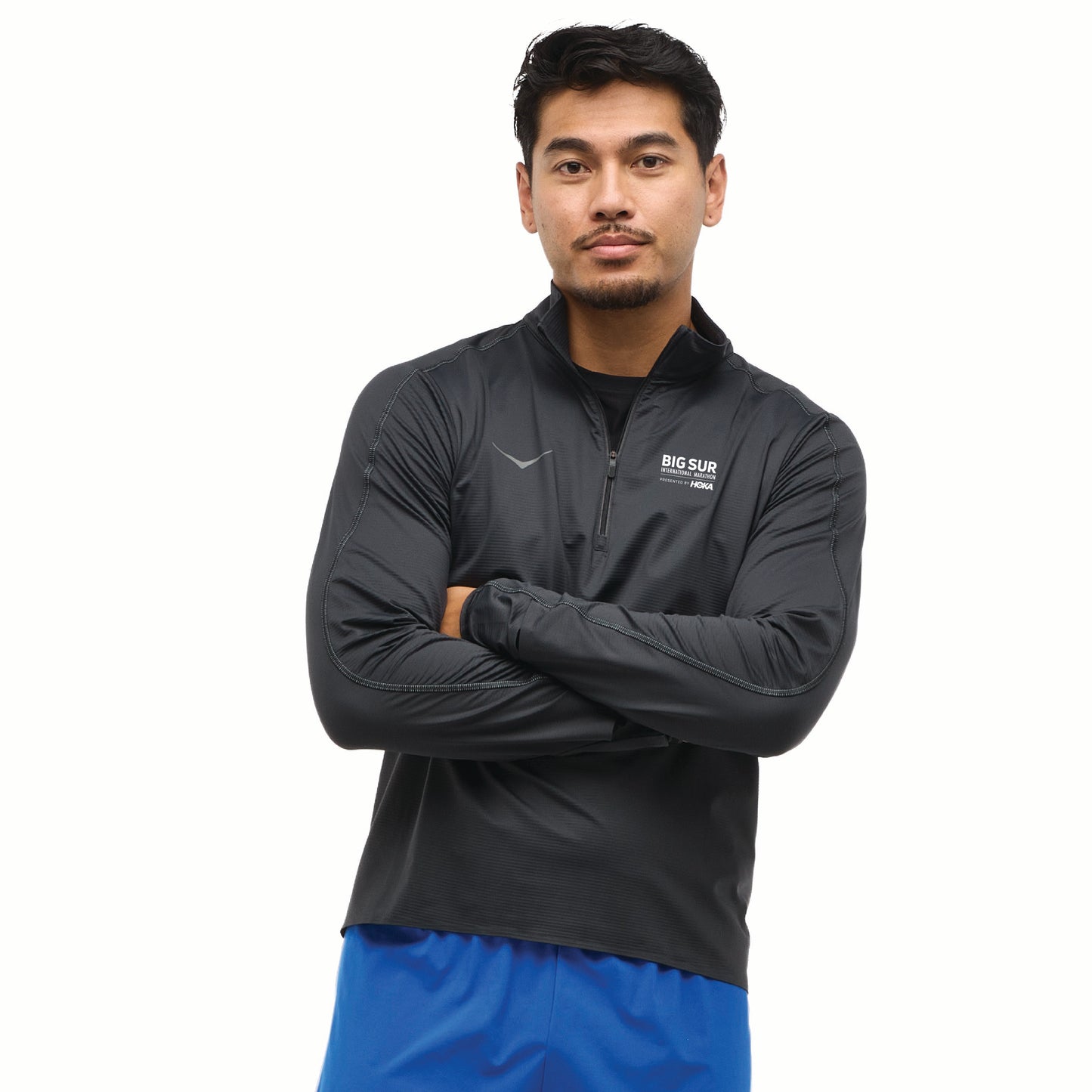 BSIM Men's HOKA 1/4 Zip -Black- LCP