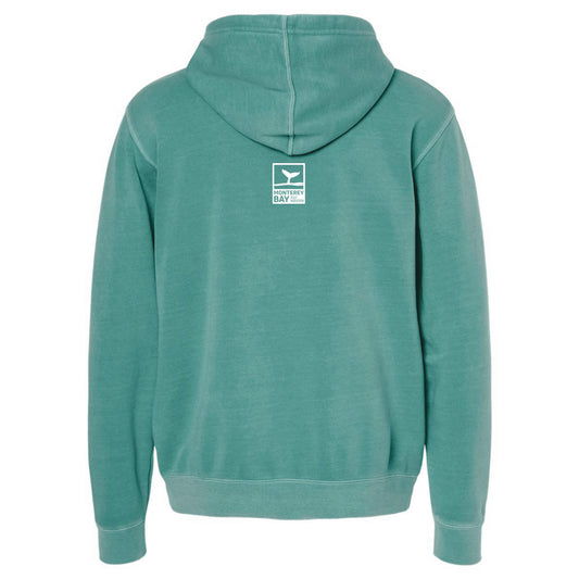 MBH Adult Pigment-Dyed Fleece Hoody -Mint- Horizon