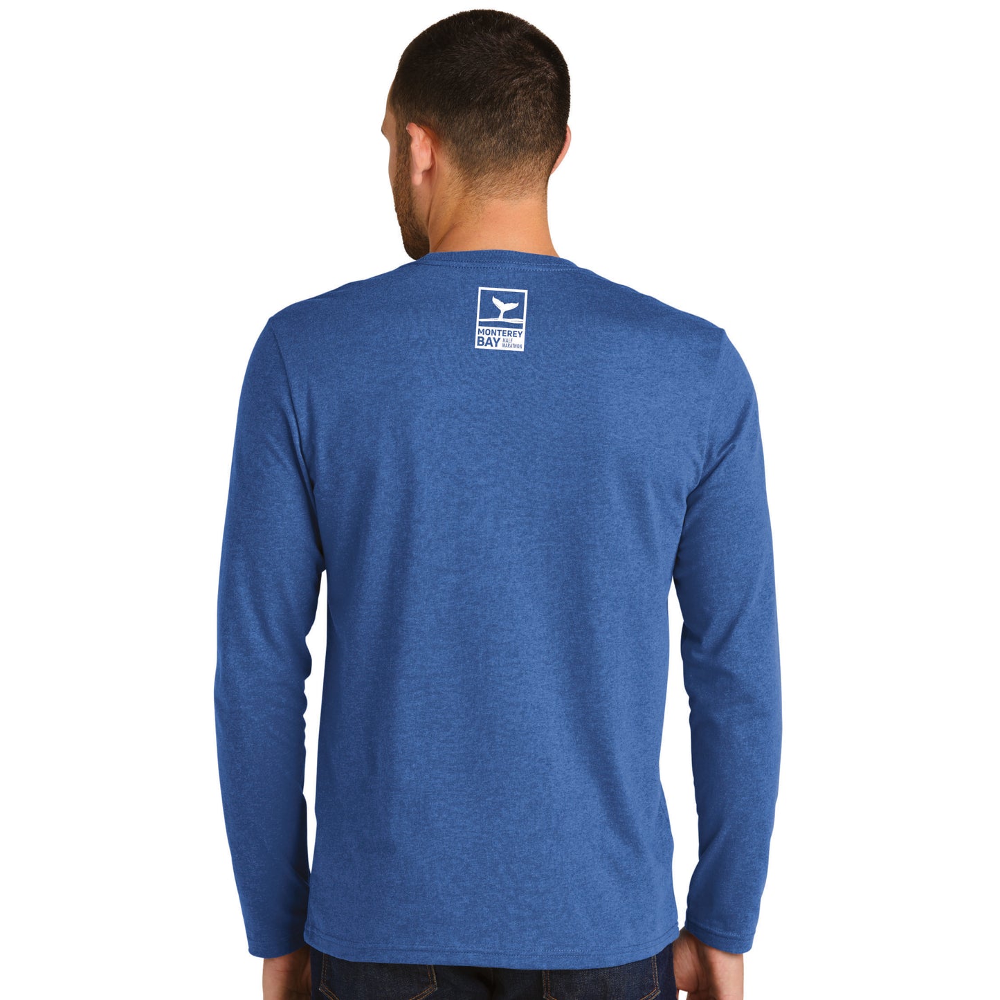 MBH Adult LS Fashion Tee -Blue Heather- Horizon