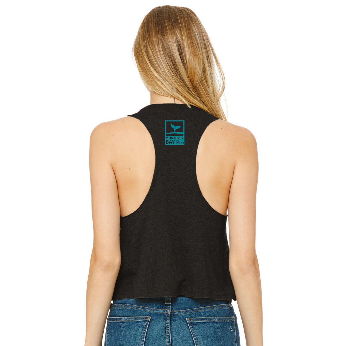 MBH Women's Fashion Crop Tank -Black- Horizon