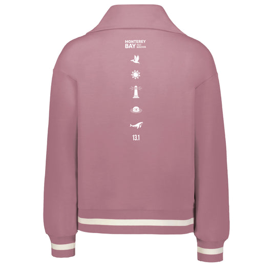 MBH Women's Prep 1/4 Zip -Rosewood- LCP