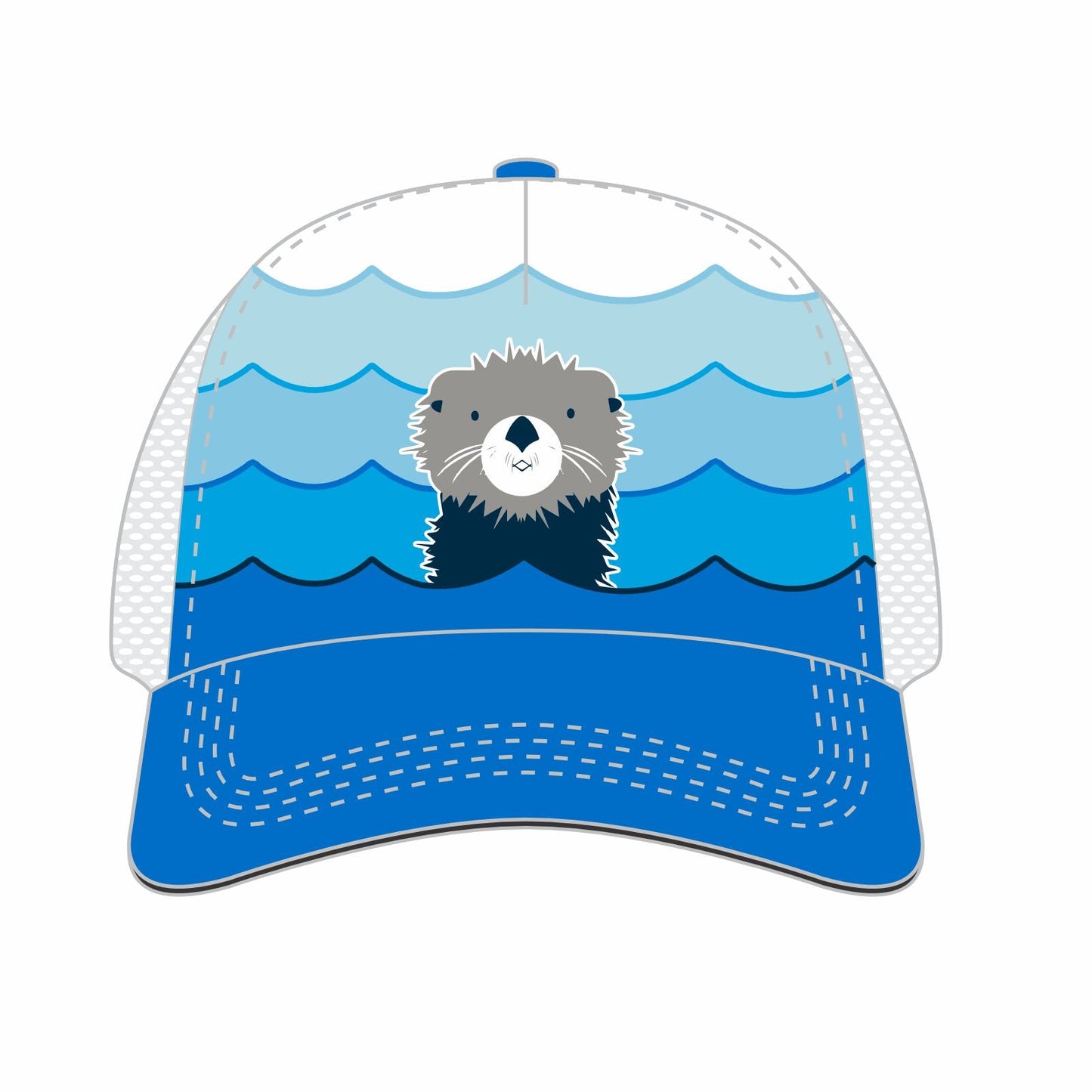BSIM Youth Trucker - Tech 5-Panel -Blue- Otter