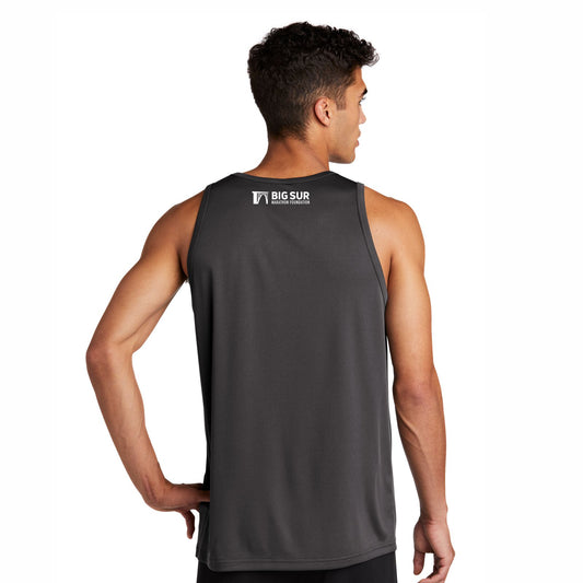 BSIM Men's Tech Tank -Iron Grey- Trees