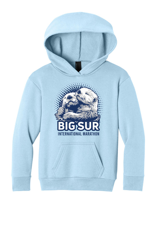 BSIM Youth Fleece Hoody -Ice Blue- Otter