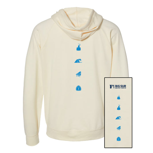 BSIM Adult Terry Zip Hoody -Bone- LCP