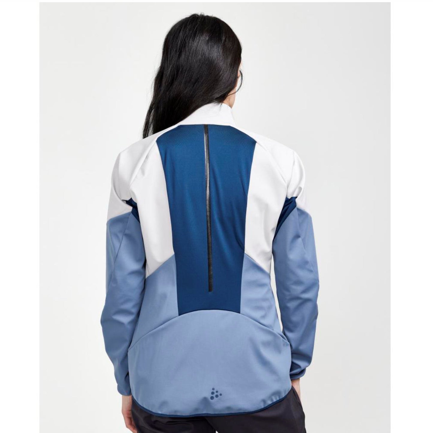 MBH Women's CRAFT Zip Soft Shell -Ash/Flow- Embroidery