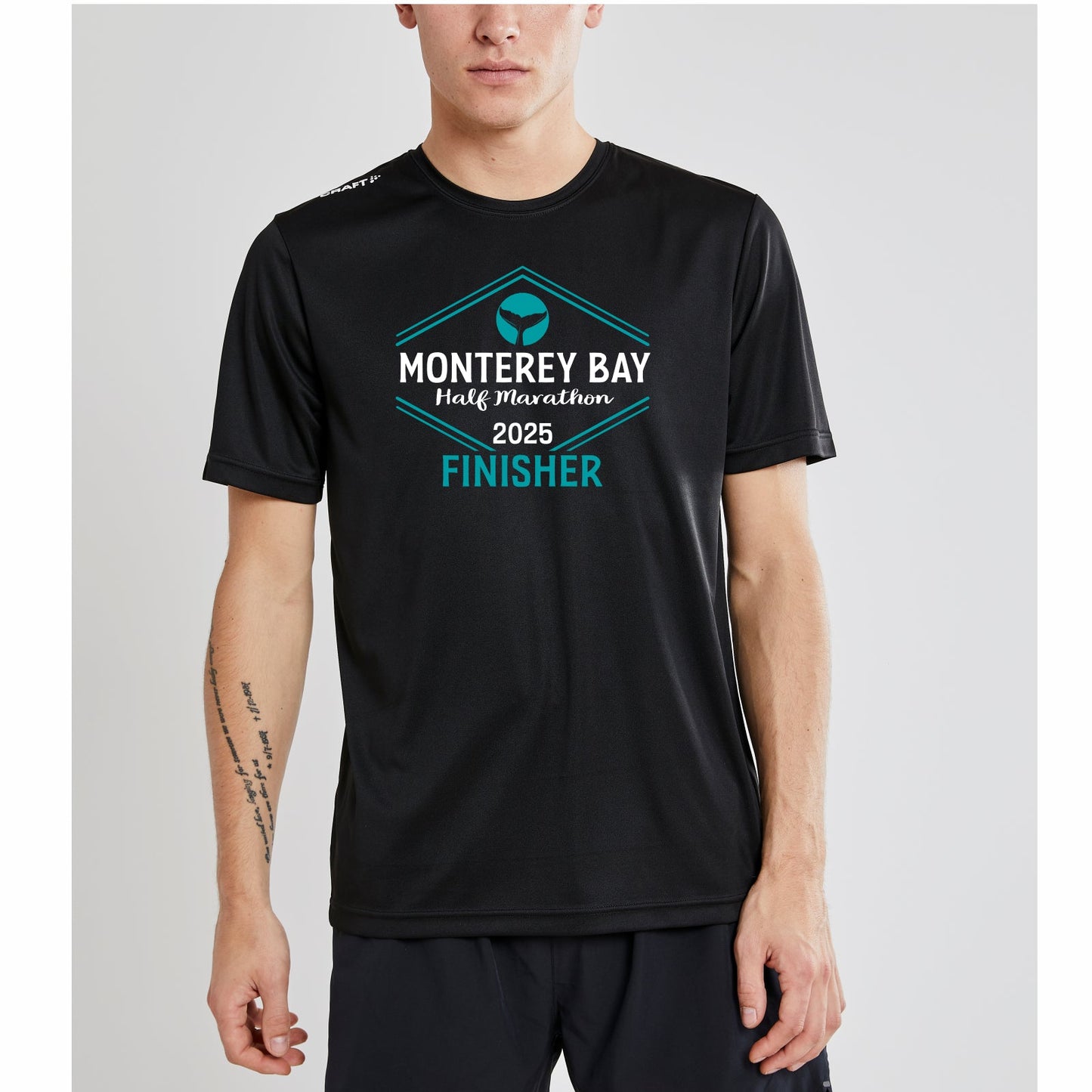 MBH Men's Tech Tee -Black- Finisher Course