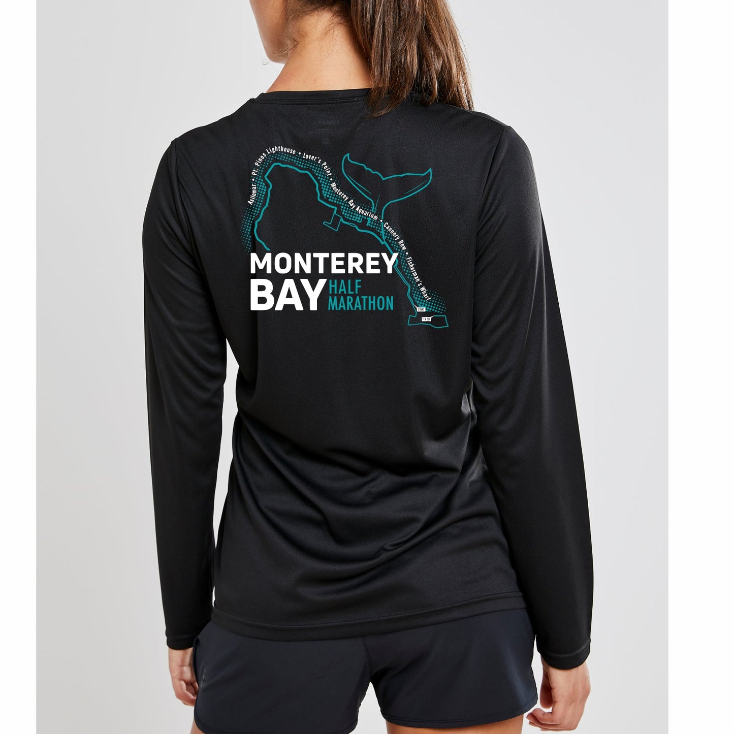 MBH Women's LS Tech CRAFT Tee -Black- Finisher Course