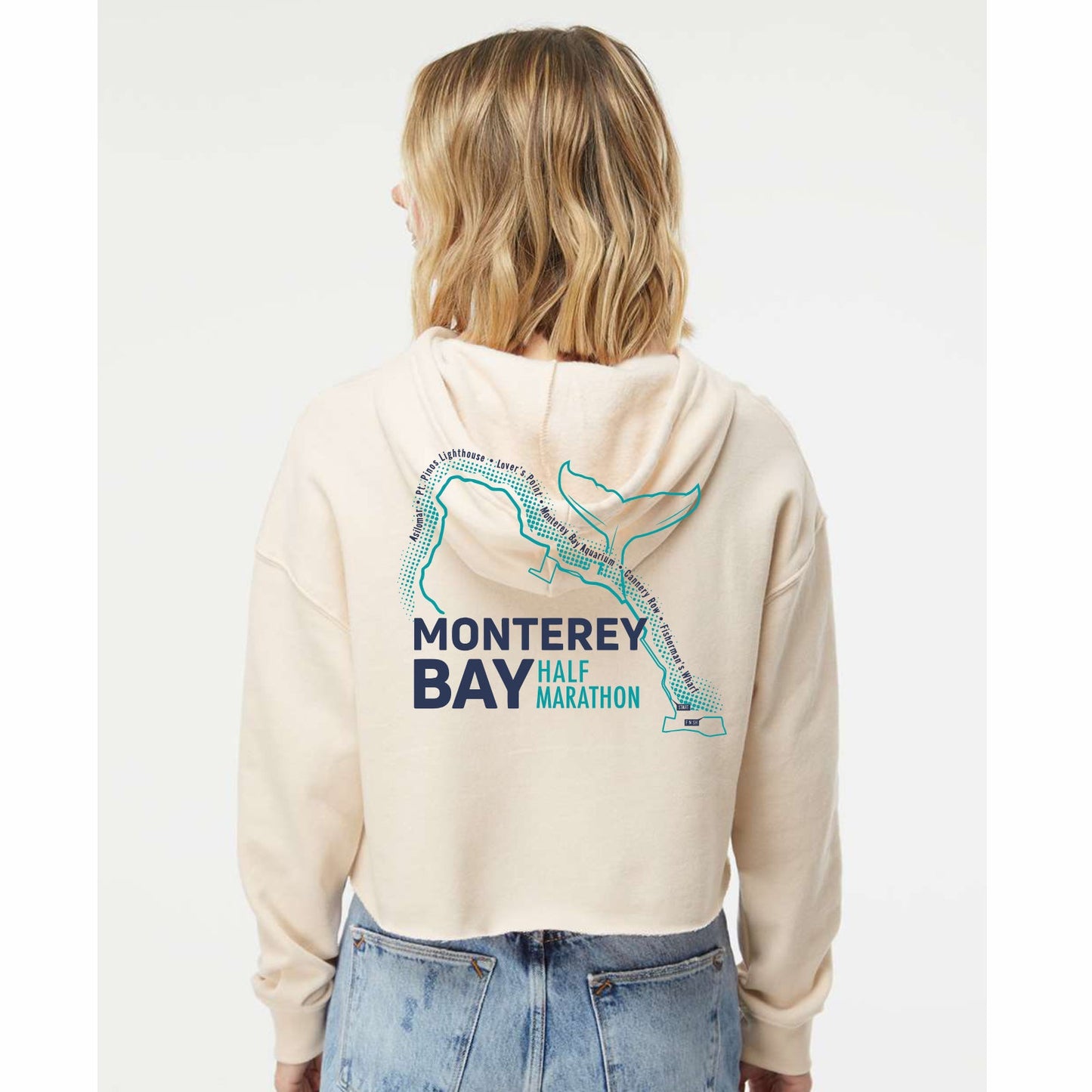 MBH Women's Fleece Crop Hoody -Bone- Finisher Course