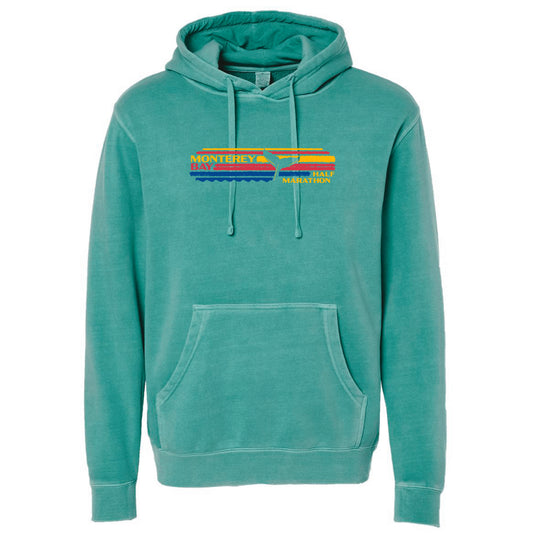 MBH Adult Pigment-Dyed Fleece Hoody -Mint- Horizon