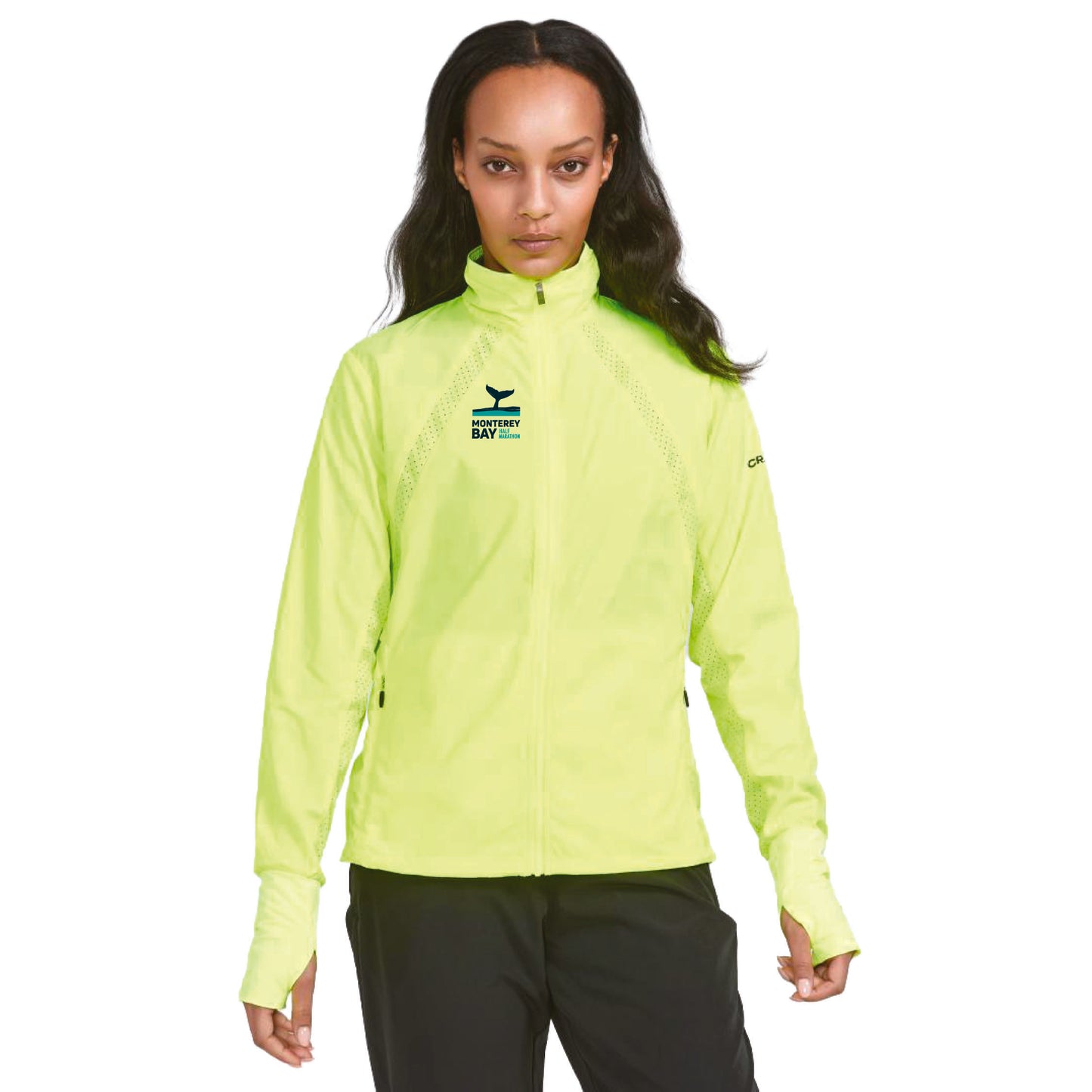 MBH Women's CRAFT Zip Wind Jacket -Flumino- Embr.
