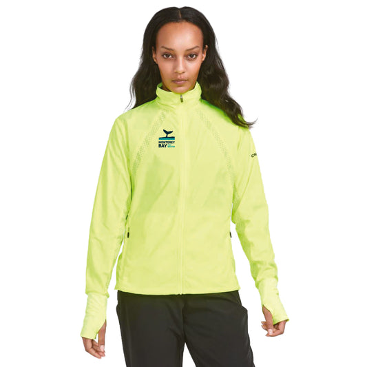 MBH Women's CRAFT Zip Wind Jacket -Flumino- Embr.