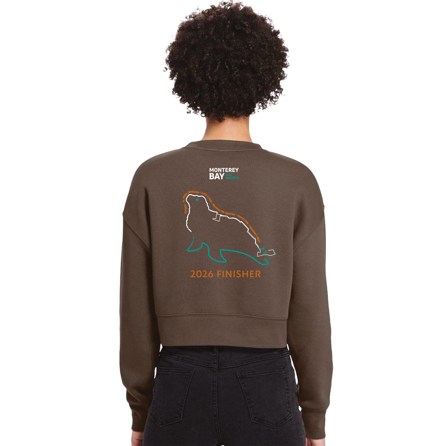 MBH Women's Crop Fleece Crew -Coffee- 2026 Finisher