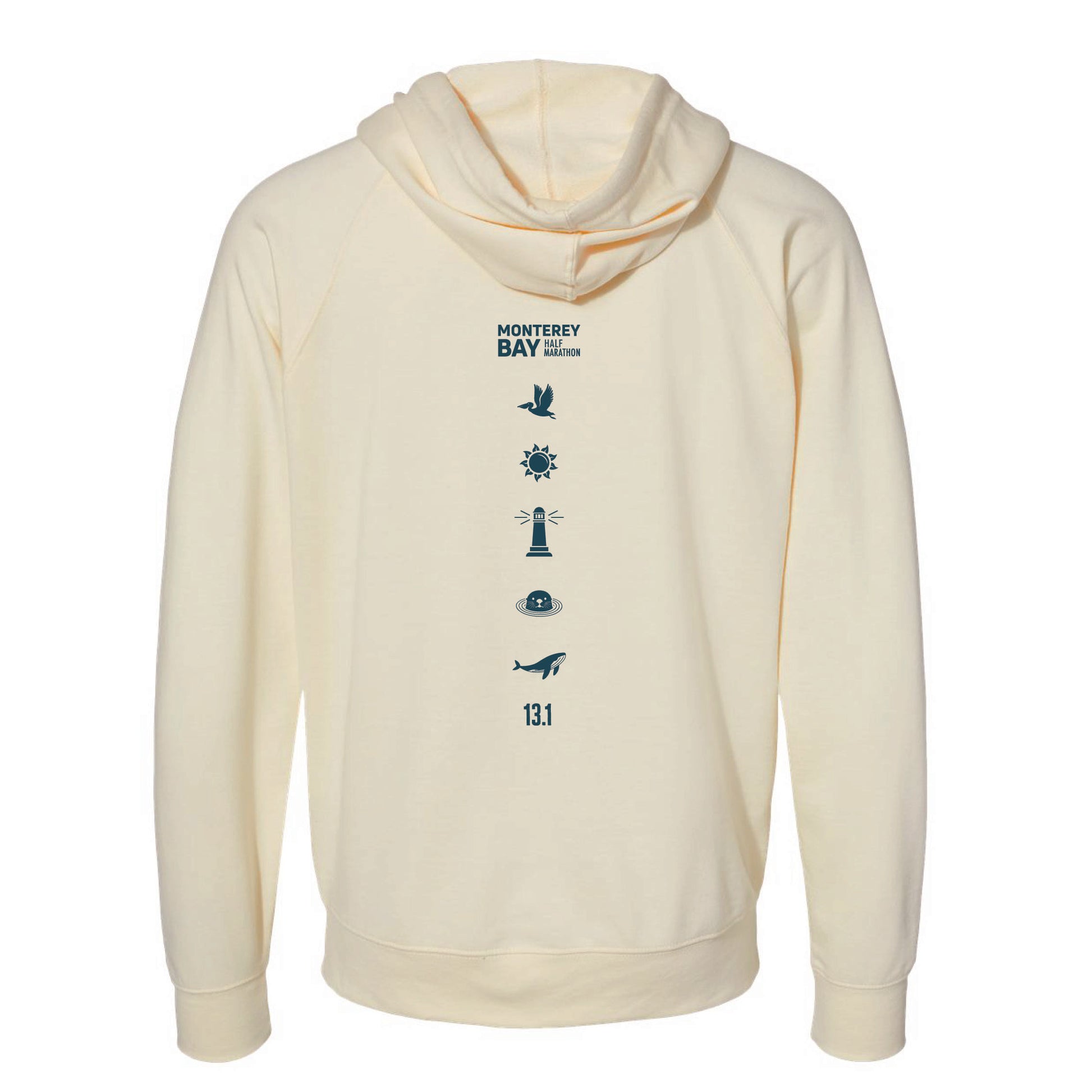 MBH Adult Terry Zip Hoody -Bone- LCP
