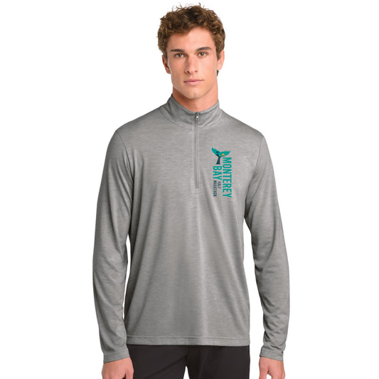 MBH Men's Triblend 1/4 Zip -Grey Heather- LCP