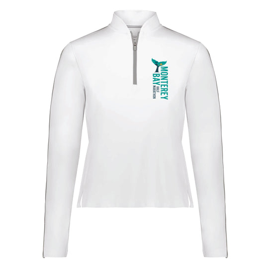 MBH Women's Tech Eco 1/4 Zip -White- LCP