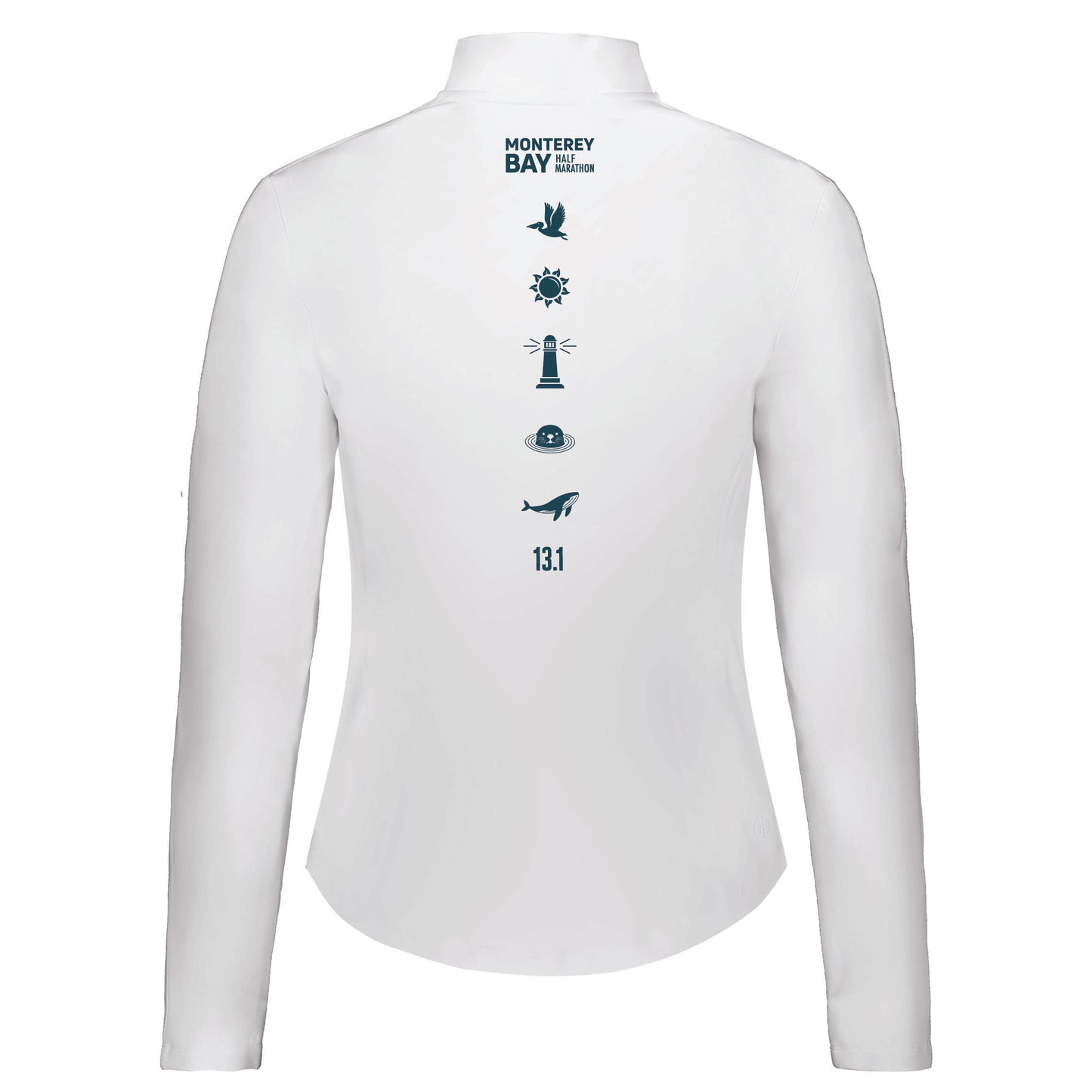 MBH Women's Tech Eco 1/4 Zip -White- LCP