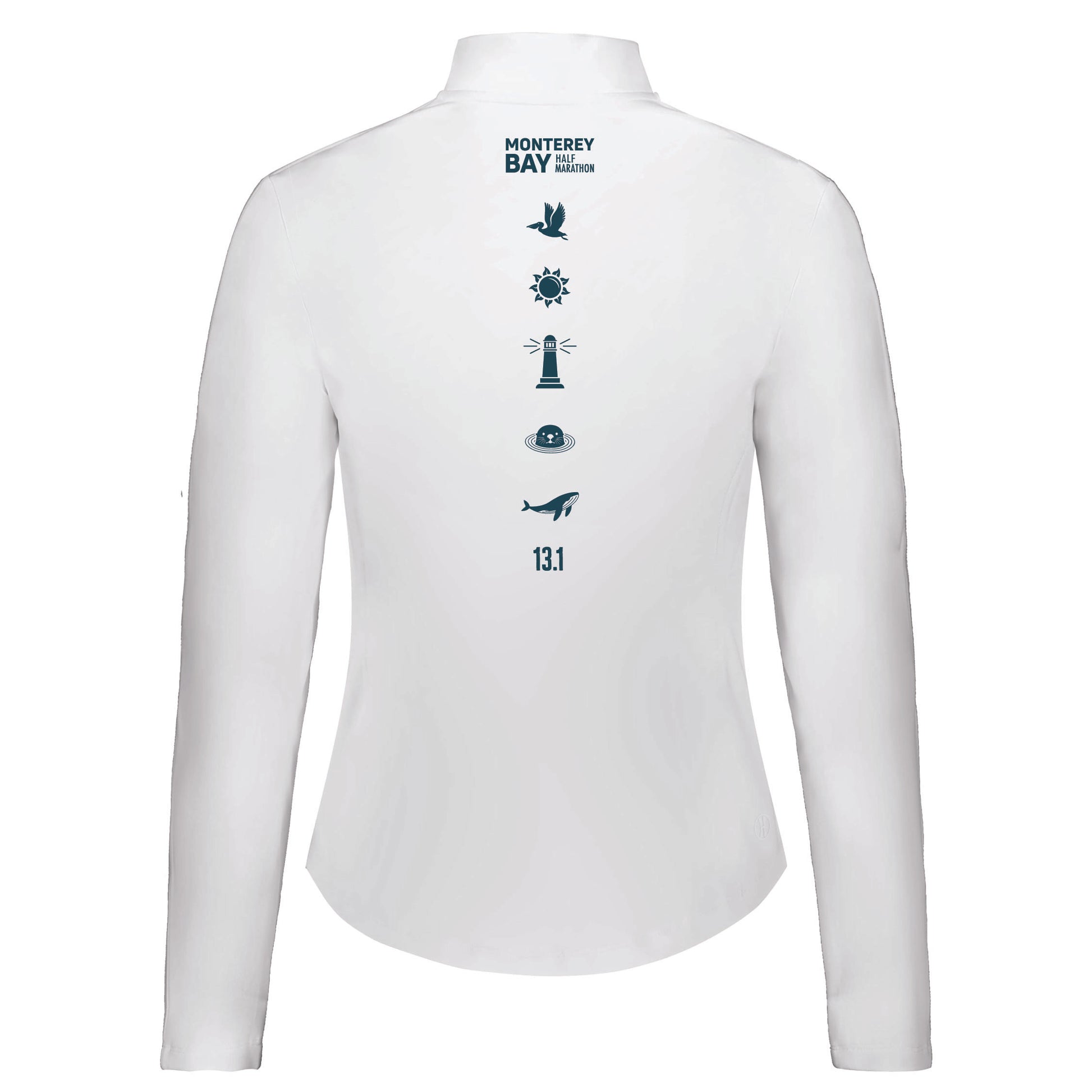 MBH Women's Tech Eco 1/4 Zip -White- LCP