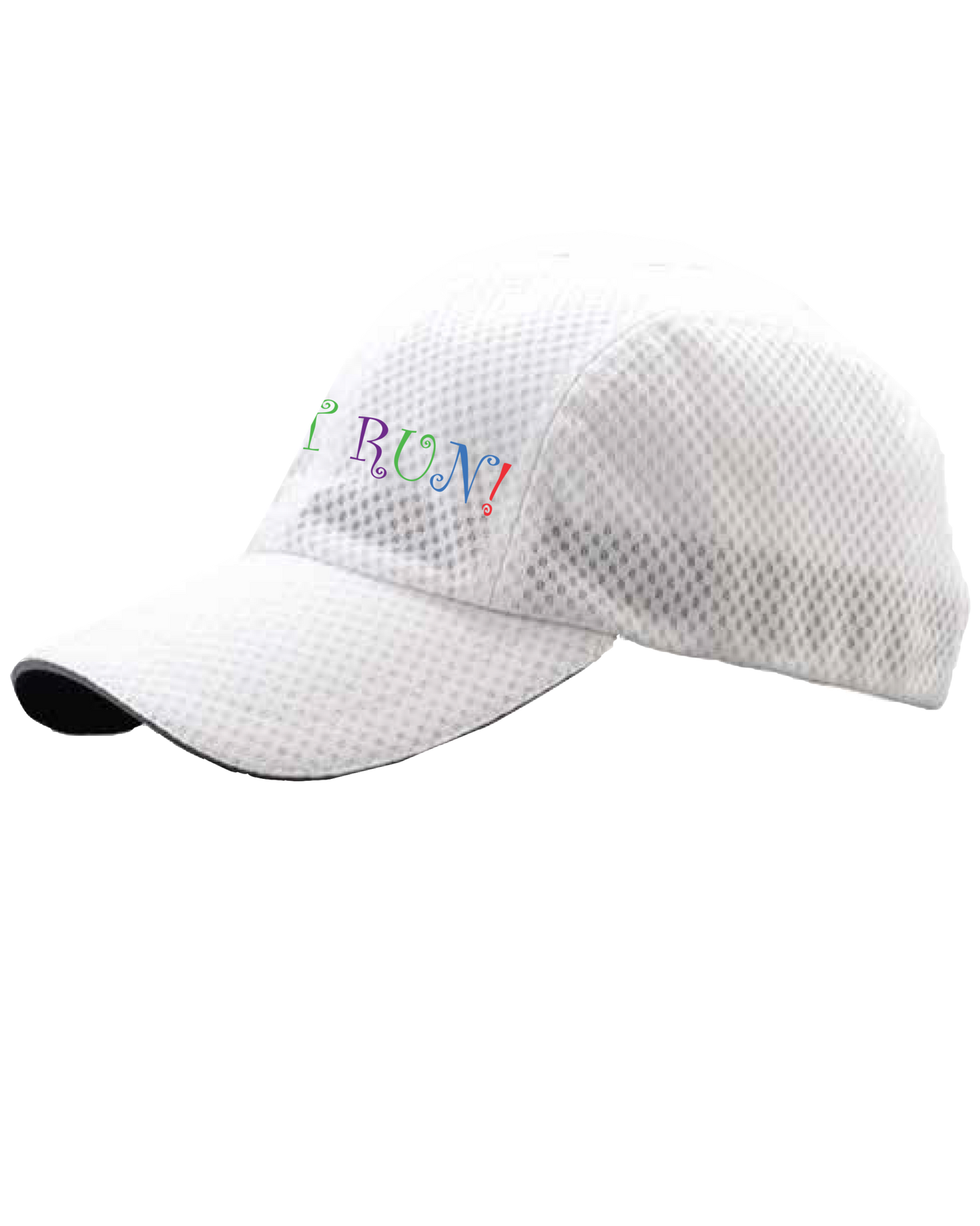 Just Run! Runner's Cap, White - BSIM Store