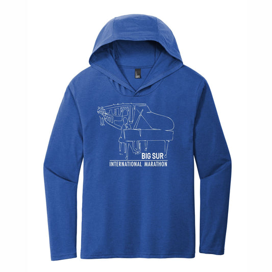 BSIM Men's LS Hooded Tee -Royal- Piano