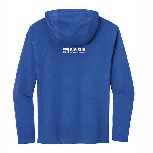 BSIM Men's LS Hooded Tee -Royal- Piano