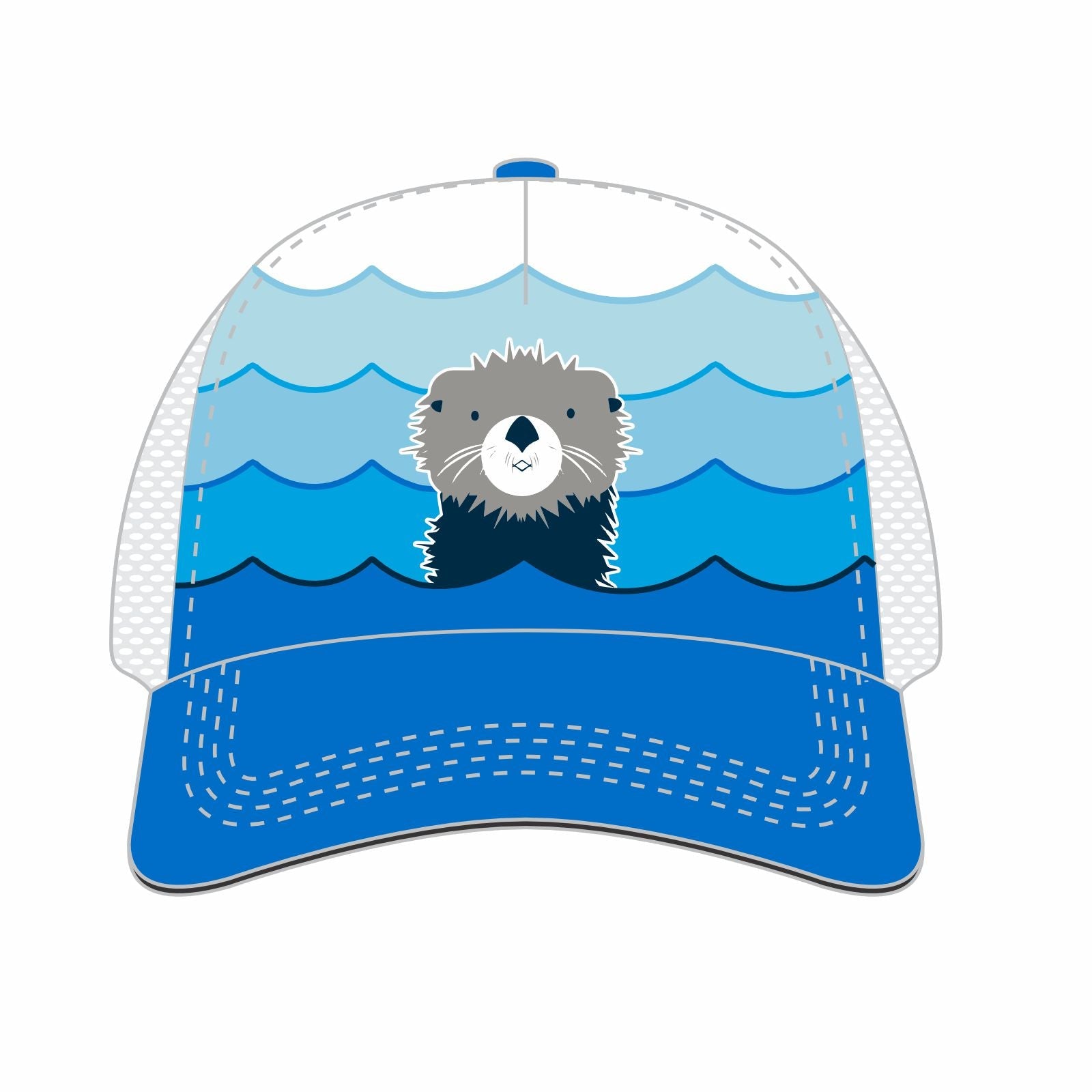 BSIM Youth Trucker - Tech 5-Panel -Blue- Otter