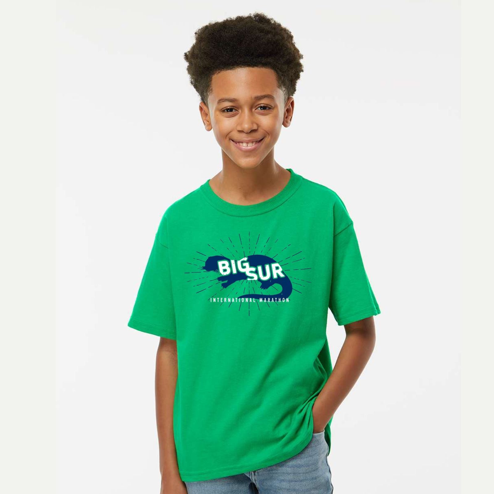 BSIM Youth Fashion Tee -Irish Green- Otter