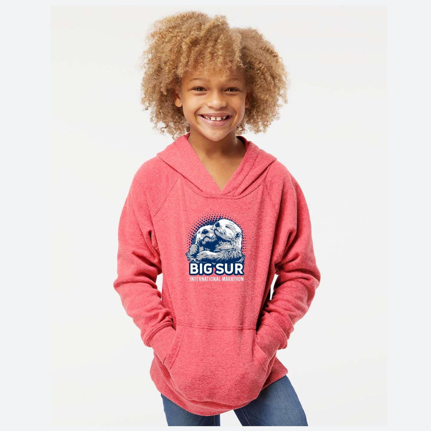 BSIM Youth Fleece Hoody -Pomegranate- Otter