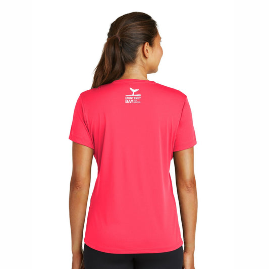 MBH Women's Tech Tee -Hot Coral- Training 2023