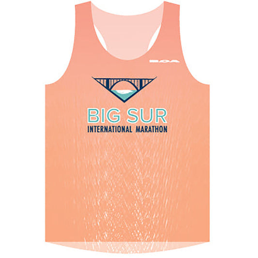 Big Sur Marathon Women's Hypersoft Interval Singlet, Peach Illusion - BSIM Store